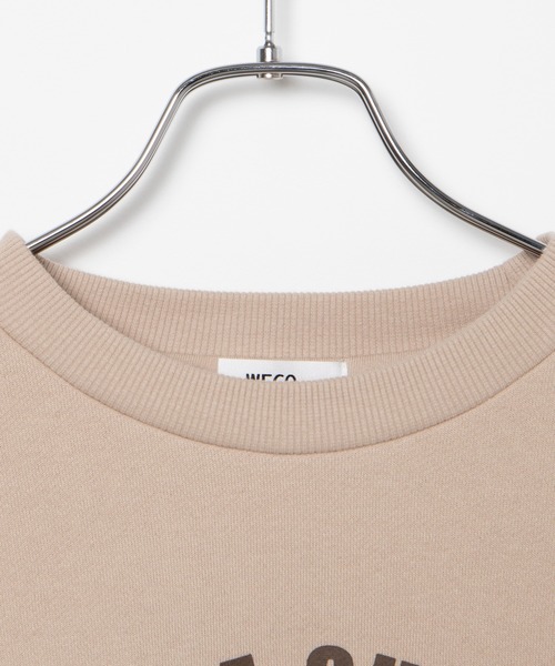 WEGO（ウィゴー）の「WEGO/ベアビッグシルエットプルオーバー（スウェット・メンズ・ホワイト/ベージュ・SMALL/LARGE/MEDIUM）」の9枚目の写真