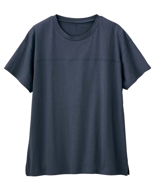 GeeRA（ジーラ）の「綿100％フットボールＴシャツ（Tシャツ/カットソー・レディース・モカ/パープル/ブラック/オフホワイト/ネイビー/カーキ・MEDIUM/LARGE/X-LARGE/XX-LARGE/SMALL）」の20枚目の写真