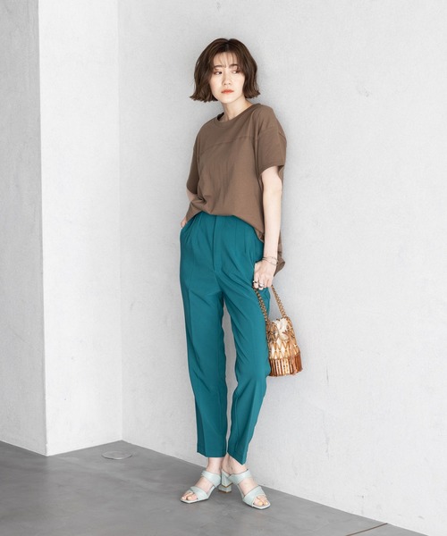 GeeRA（ジーラ）の「綿100％フットボールＴシャツ（Tシャツ/カットソー・レディース・モカ/パープル/ブラック/オフホワイト/ネイビー/カーキ・MEDIUM/LARGE/X-LARGE/XX-LARGE/SMALL）」の16枚目の写真