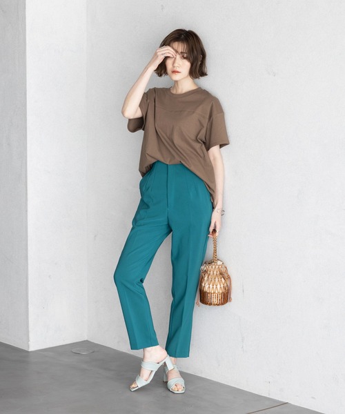 GeeRA（ジーラ）の「綿100％フットボールＴシャツ（Tシャツ/カットソー・レディース・モカ/パープル/ブラック/オフホワイト/ネイビー/カーキ・MEDIUM/LARGE/X-LARGE/XX-LARGE/SMALL）」の15枚目の写真