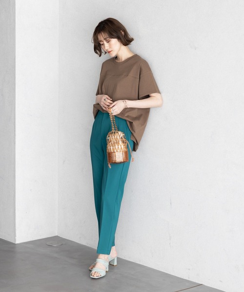 GeeRA（ジーラ）の「綿100％フットボールＴシャツ（Tシャツ/カットソー・レディース・モカ/パープル/ブラック/オフホワイト/ネイビー/カーキ・MEDIUM/LARGE/X-LARGE/XX-LARGE/SMALL）」の14枚目の写真