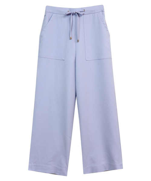 andme（アンドミー）の「きれいめツイル美脚ウエストドロストワイドパンツ（スラックス・レディース・ブラック/オフホワイト/モカ/ベージュ系その他/ネイビー/ダークカーキ/ベージュ系その他2/ラベンダー/テラコッタ/ライトカーキ/ベージュ系その他3/ブルー・S/M/L/XL）」の22枚目の写真