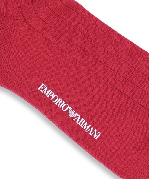 EMPORIO ARMANI（エンポリオアルマーニ）の「EMPORIO ARMANI メンズ マンガベア ショートリブソックス 02322386（ソックス/靴下・メンズ・ホワイト/ブラック/ダークグレー/ダークネイビー/レッド/グレー系その他/ダークブルー・25-27CM/27-29cm）」の12枚目の写真