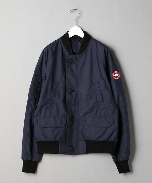 CANADA GOOSE（カナダグース）の「＜CANADA GOOSE（カナダグース）＞ FABER BOMBER/アウター（ブルゾン・メンズ・ネイビー/ブラック・SMALL/MEDIUM/LARGE）」の2枚目の写真