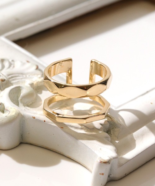 florist(フローリスト)の「【2種展開】ボリュームデザインリング(リング・レディース・シルバー系その他/ゴールド系その他/シルバー系その他2/ゴールド系その他2/シルバー系その他3/ゴールド系その他3・FREE)」の15枚目の写真