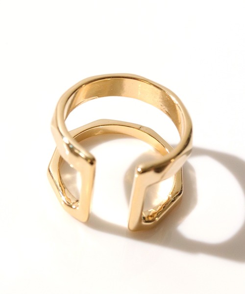florist(フローリスト)の「【2種展開】ボリュームデザインリング(リング・レディース・シルバー系その他/ゴールド系その他/シルバー系その他2/ゴールド系その他2/シルバー系その他3/ゴールド系その他3・FREE)」の13枚目の写真