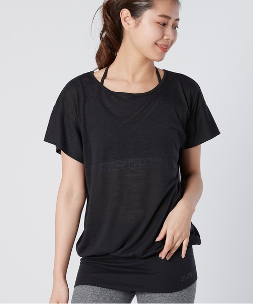 セール Rusty ラスティー レディースデザインtシャツ 半袖 水陸両用 フィットネス アウトドア マリンスポーツ Tシャツ カットソー Rusty ラスティ のファッション通販 Zozotown