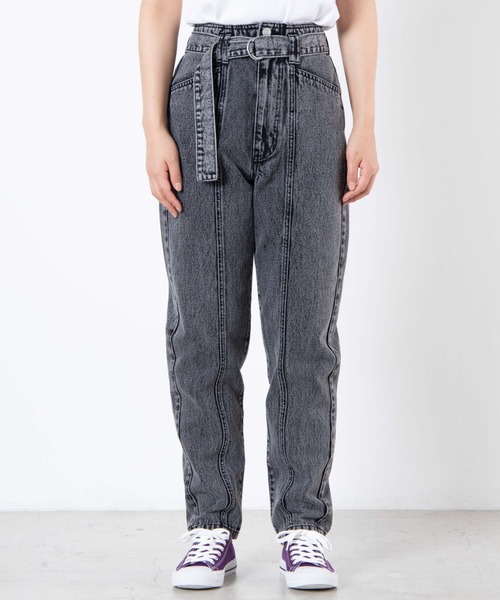 WEGO（ウィゴー）の「WEGO/ケミカルハイウエストマムパンツ（デニムパンツ・レディース・ブラック系その他/コバルトブルー・FREE）」の12枚目の写真