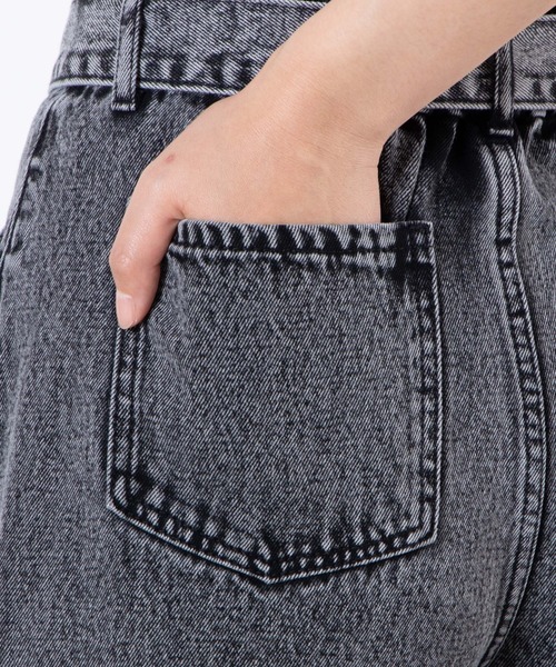 WEGO（ウィゴー）の「WEGO/ケミカルハイウエストマムパンツ（デニムパンツ・レディース・ブラック系その他/コバルトブルー・FREE）」の7枚目の写真