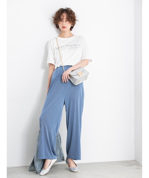 fifth(フィフス)の「リラックスカラーロングパンツ(その他パンツ・レディース・ラベンダー/ライトブルー/ブラック・MEDIUM)」の1枚目の写真