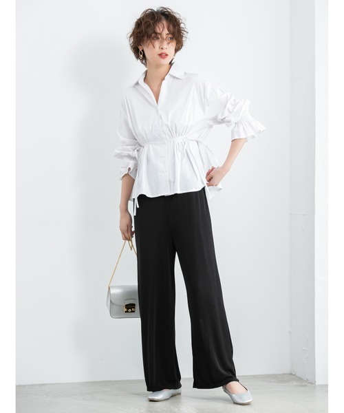 fifth(フィフス)の「リラックスカラーロングパンツ(その他パンツ・レディース・ラベンダー/ライトブルー/ブラック・MEDIUM)」の14枚目の写真