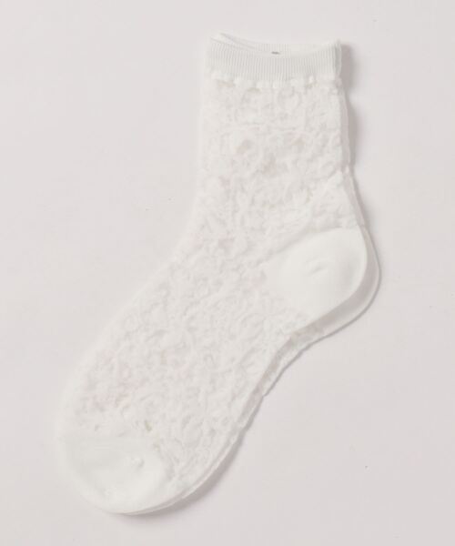 emesuelee（エメスーリー）の「シースルー 花 / チェック / ラメ / ドット ソックス（ソックス/靴下・レディース・ホワイト/ベージュ/ホワイト系その他/ブラック系その他/ブラック/オフホワイト/イエロー/チェリーピンク/ブルー/ブラック系その他2/ピンク系その他/ホワイト系その他2/カーキ/ピンク/ライトベージュ/アイボリー/ブラック系その他3/ブラック系その他4/ブルー系その他/ホワイト系その他3/ブラック系その他5/グレー/ベージュ系その他/ブラウン/ホワイト系その他4/ベージュ系その他2/ブラック系その他6/ベージュ系その他3/ホワイト系その他5/ブラック系その他7/グレー系その他/イエロー系その他/K/G/H/I/B/C/D/E/J/F/A/R/Q/O/P/L/M/N/U/V/W/S/T/その他1/その他2/その他6/その他7/その他8/その他9/その他10/その他14/その他16/その他11/その他12/その他13/その他17/その他18/その他19/その他20/その他22/その他23/その他24/その他25/その他26/その他27/その他21/その他3/その他5/その他4/X/Y/Z/その他15/その他28/その他29/その他30/パープル系その他2/その他31/その他32/その他33/その他34/その他35・フリー）」の7枚目の写真