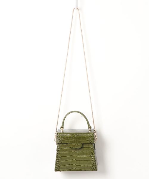 LANVIN en Bleu（ランバンオンブルー）の「型押しボックスバッグ