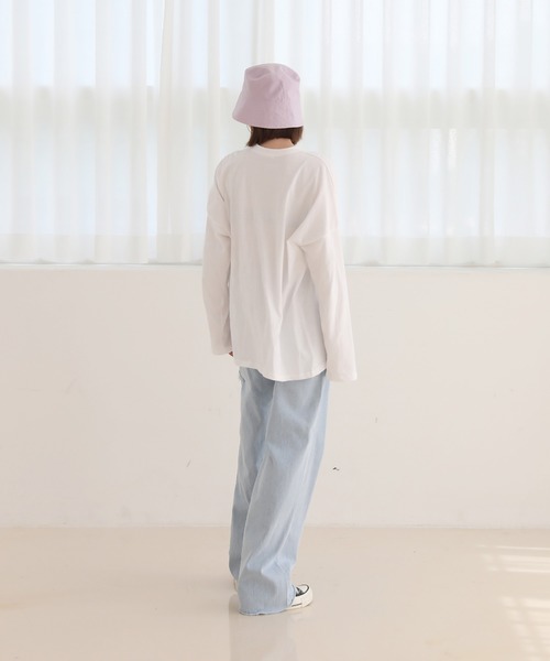 by muni:r（バイ ムニール）の「カジュアルモード　ベーシック バケットハット（ハット・レディース・ブラック/ブラウン/ライトパープル・ONE SIZE）」の12枚目の写真