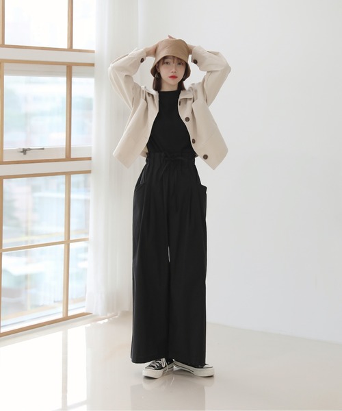 by muni:r（バイ ムニール）の「カジュアルモード　ベーシック バケットハット（ハット・レディース・ブラック/ブラウン/ライトパープル・ONE SIZE）」の19枚目の写真