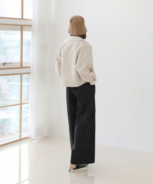 by muni:r（バイ ムニール）の「カジュアルモード　ベーシック バケットハット（ハット・レディース・ブラック/ブラウン/ライトパープル・ONE SIZE）」の16枚目の写真