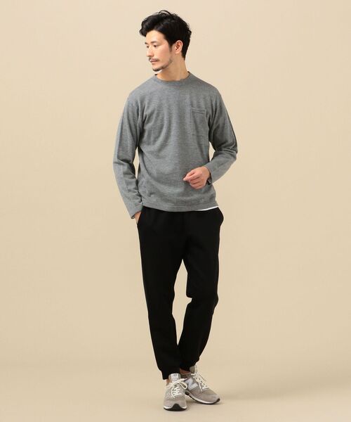 SHIPS（シップス）の「【WEB限定】SHIPS: ワンポイント ロゴ バルキー ポンチ ジョガー パンツ（その他パンツ・メンズ・ブラック/チャコールグレー/オリーブ/ネイビー・S/M/L/XL/XXL）」の19枚目の写真