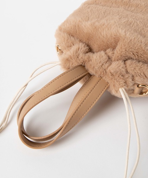 WEGO(ウィゴー)の「WEGO/マルチ巾着クリアショルダーバッグ(ショルダーバッグ・レディース・ベージュ/その他1・FREE)」の14枚目の写真