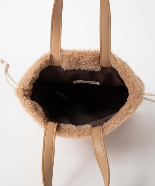 WEGO(ウィゴー)の「WEGO/マルチ巾着クリアショルダーバッグ(ショルダーバッグ・レディース・ベージュ/その他1・FREE)」の15枚目の写真