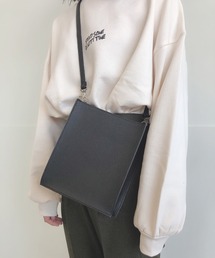 WEGO | WEGO/フェイクレザースクエアショルダーバッグ(ショルダーバッグ)