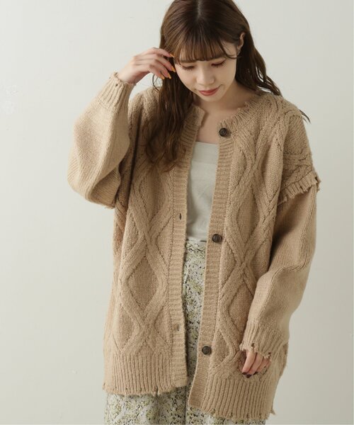 セール ダイヤ柄前後２ｗａｙニット ニット セーター Ray Cassin レイカズン のファッション通販 Zozotown