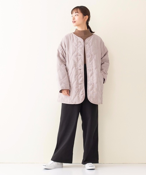 キルトノーカラー コーデュロイジャケット ウェーブキルティングジャケット Outdoor Products Apparel アウトドアプロダクツ Outdoor Products 公式通販サイト