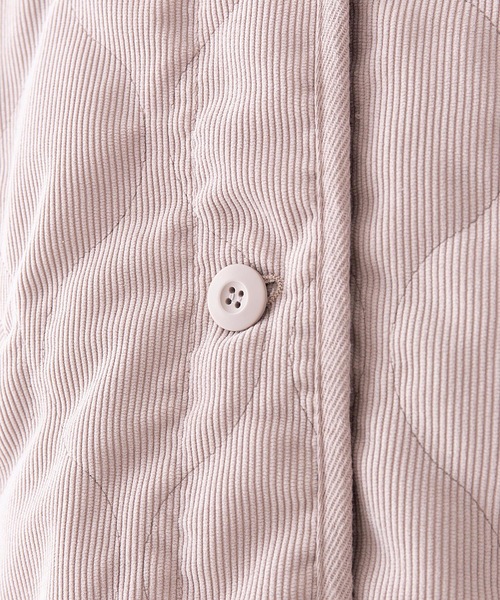 キルトノーカラー コーデュロイジャケット ウェーブキルティングジャケット Outdoor Products Apparel アウトドアプロダクツ Outdoor Products 公式通販サイト