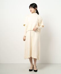 INTERPLANET | ケーブルトップ＆リブワンピース　ＳＥＴ(ワンピース)