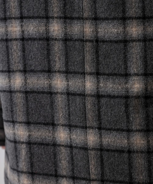 natural couture（ナチュラルクチュール）の「チェックリバーシブルパイピングコート（その他アウター・レディース・グレー/ベージュ/ライトベージュ・FREE）」の22枚目の写真