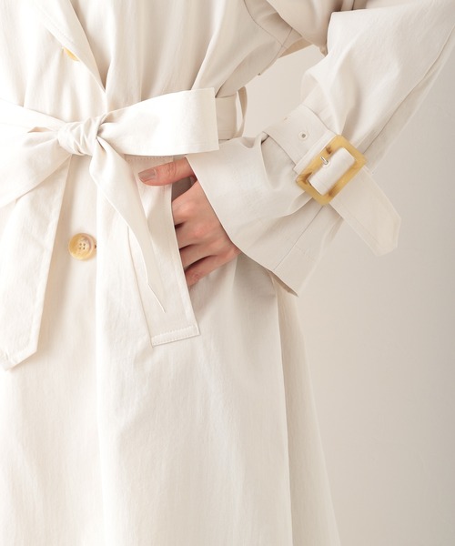 LEPSIM（レプシィム）の「ロングテーラードコート　924791（トレンチコート・レディース・ベージュ/アイボリー/ミント・FREE）」の13枚目の写真