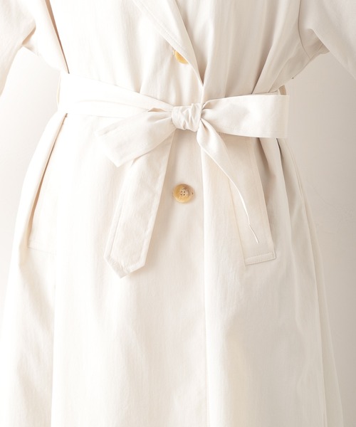 LEPSIM（レプシィム）の「ロングテーラードコート　924791（トレンチコート・レディース・ベージュ/アイボリー/ミント・FREE）」の11枚目の写真