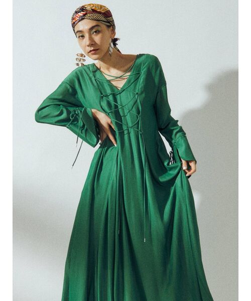 UN3D.（アンスリード）の「レースアップワンピース（ワンピース