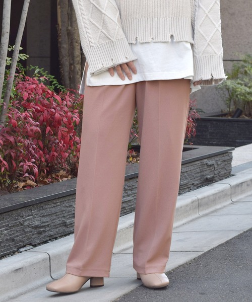 セール ハイウエストセンタープレスパンツ その他パンツ W Closet ダブルクローゼット のファッション通販 Zozotown