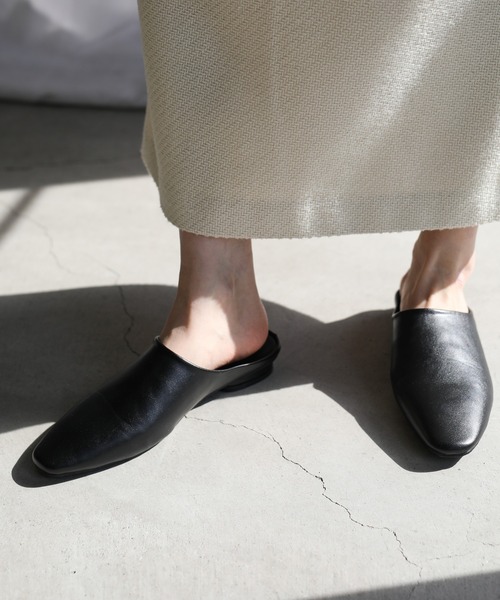 select MOCA(セレクトモカ)の「2021 SS シンプルデザインニュアンスバブーシュ(その他シューズ・レディース・ブラック/カーキ/アイボリー・SMALL/MEDIUM/LARGE)」の10枚目の写真