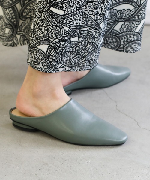 select MOCA(セレクトモカ)の「2021 SS シンプルデザインニュアンスバブーシュ(その他シューズ・レディース・ブラック/カーキ/アイボリー・SMALL/MEDIUM/LARGE)」の13枚目の写真