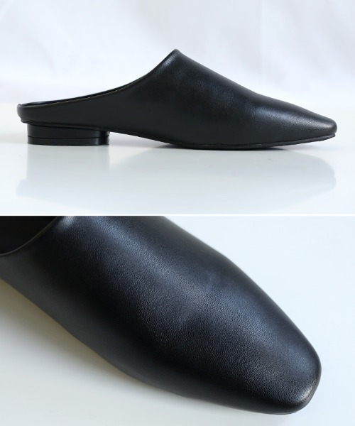 select MOCA(セレクトモカ)の「2021 SS シンプルデザインニュアンスバブーシュ(その他シューズ・レディース・ブラック/カーキ/アイボリー・SMALL/MEDIUM/LARGE)」の18枚目の写真