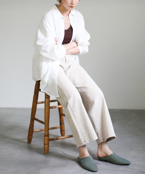 select MOCA(セレクトモカ)の「2021 SS シンプルデザインニュアンスバブーシュ(その他シューズ・レディース・ブラック/カーキ/アイボリー・SMALL/MEDIUM/LARGE)」の20枚目の写真