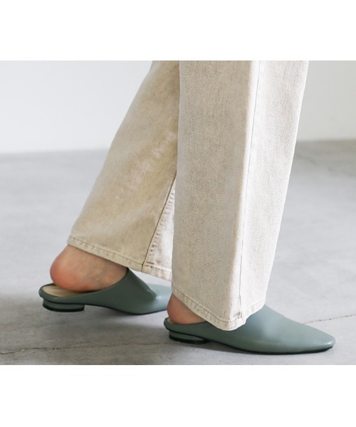 select MOCA(セレクトモカ)の「2021 SS シンプルデザインニュアンスバブーシュ(その他シューズ・レディース・ブラック/カーキ/アイボリー・SMALL/MEDIUM/LARGE)」の21枚目の写真