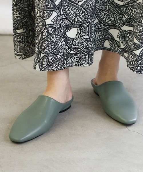 select MOCA(セレクトモカ)の「2021 SS シンプルデザインニュアンスバブーシュ(その他シューズ・レディース・ブラック/カーキ/アイボリー・SMALL/MEDIUM/LARGE)」の22枚目の写真
