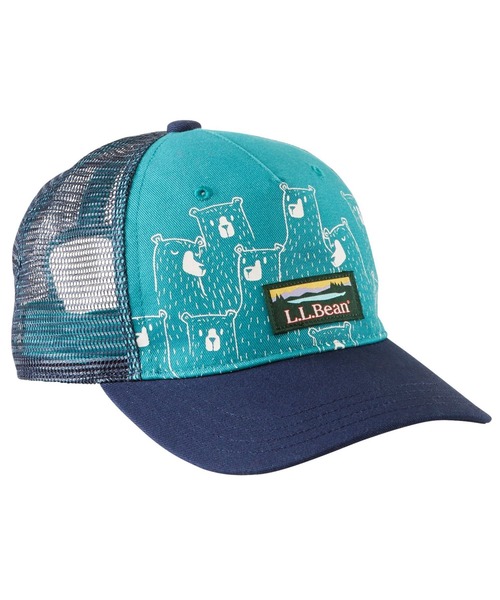 L.L.Bean（エルエルビーン）の「キッズ・トラッカー・ハット（キャップ・キッズ・グリーン/ブルー系その他/ブルーグリーン/ヘザーグレー/ライトブルー/グリーン系その他/ブルー系その他2/レッド系その他/ピンク系その他/グリーン系その他2/ブルー系その他3/マルチ/ブルー系その他4/パープル系その他/ブルー系その他5/ブラック系その他/グリーン系その他4/レッド系その他2・OSFA）」の10枚目の写真