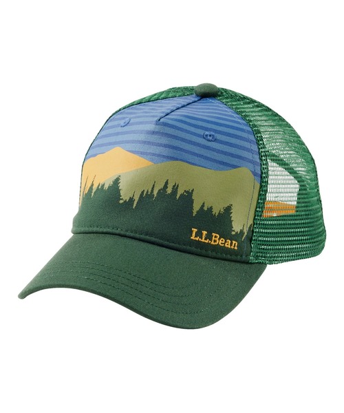 L.L.Bean（エルエルビーン）の「キッズ・トラッカー・ハット（キャップ・キッズ・グリーン/ブルー系その他/ブルーグリーン/ヘザーグレー/ライトブルー/グリーン系その他/ブルー系その他2/レッド系その他/ピンク系その他/グリーン系その他2/ブルー系その他3/マルチ/ブルー系その他4/パープル系その他/ブルー系その他5/ブラック系その他/グリーン系その他4/レッド系その他2・OSFA）」の7枚目の写真