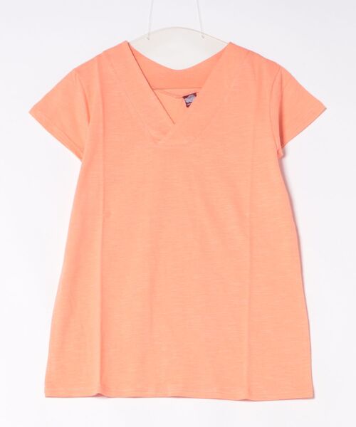 倭物やカヤ（ワモノヤカヤ）の「【倭物やカヤ】霞襦袢 中着（Tシャツ/カットソー・レディース・エンジ/ネイビー/ミント/スミクロ/ライトグレー/ブルー/ダークネイビー/ライトパープル/コーラル・FREE）」の9枚目の写真