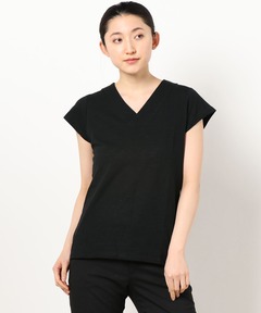 追加【CALUX/キャラクス】Vネック Tシャツ（Tシャツ/カットソー