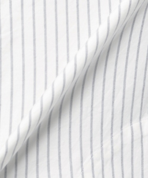 DANTON(ダントン)の「【DANTON(ダントン)】ストライプバンドカラーシャツ(シャツ/ブラウス・メンズ・グレー/ネイビー・MEDIUM/LARGE)」の14枚目の写真