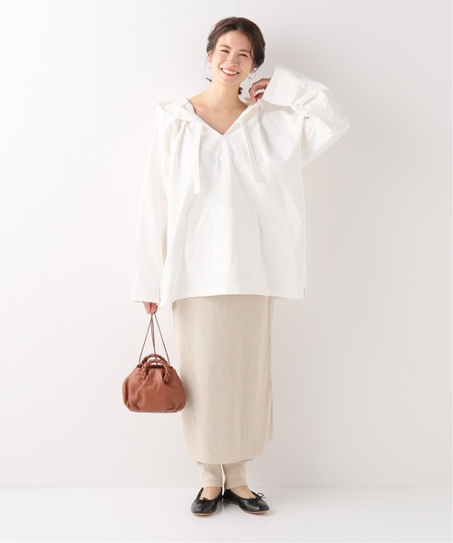 IENA(イエナ)の「ワッフルレギンスパンツ(その他パンツ・レディース・オートミール/ブラック系その他・38/36)」の8枚目の写真