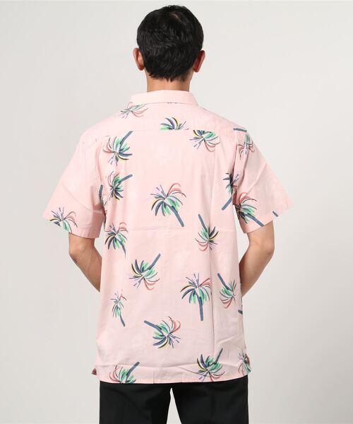 Quiksilver（クイックシルバー）の「QUIKSILVER/クイックシルバー 半袖シャツ GQYWT03267（シャツ/ブラウス・メンズ・ピンク/ホワイト・L/M）」の3枚目の写真