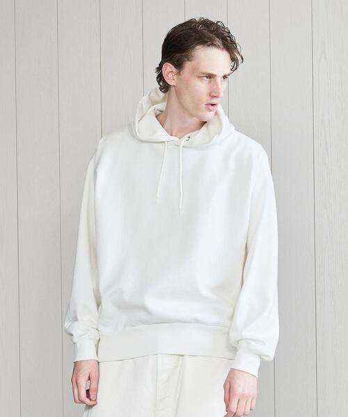 H　BEAUTY&YOUTH UNITED ARROWS（エイチビューティーアンドユースユナイテッドアローズ）の「＜H＞SWEAT HOODIE/パーカー（パーカー・メンズ・ホワイト/ライトグレー/オリーブ・SMALL/MEDIUM/LARGE）」の2枚目の写真