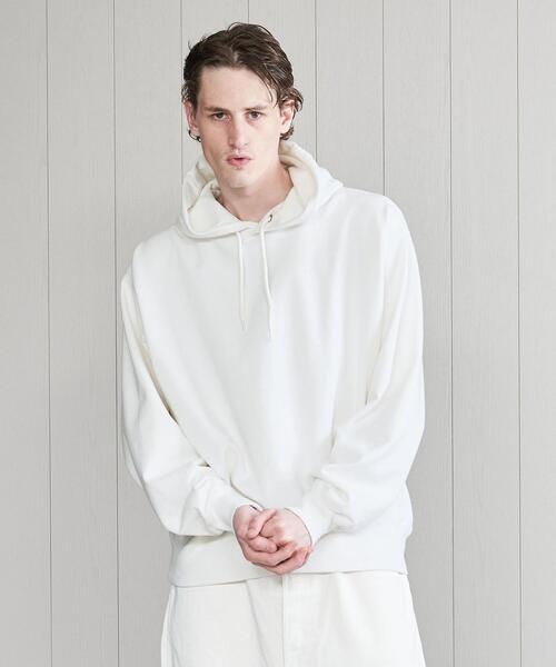 H　BEAUTY&YOUTH UNITED ARROWS（エイチビューティーアンドユースユナイテッドアローズ）の「＜H＞SWEAT HOODIE/パーカー（パーカー・メンズ・ホワイト/ライトグレー/オリーブ・SMALL/MEDIUM/LARGE）」の8枚目の写真