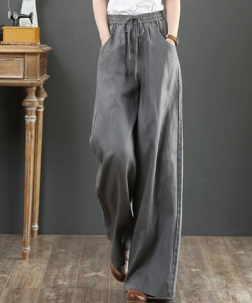 コットンイージーワイドパンツ Zozotown限定 その他パンツ Mejane ミージェーン のファッション通販 Zozotown