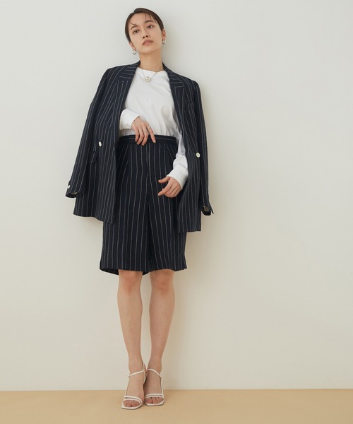 ADAM ET ROPE'（アダムエロペ）の「アシメラインストラップサンダル（サンダル・レディース・オフホワイト/キャメル/ピンク・22.5cm/23.0cm/23.5cm/24.0cm/24.5cm）」の4枚目の写真